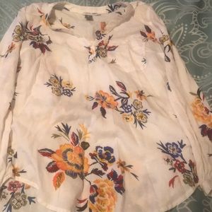 Old navy floral shirt